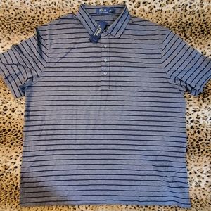 NWT Polo by Ralph Lauren Striped Gray